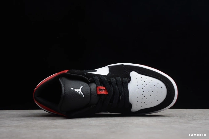 Air 1 Toe 553558-116 Black Low Jordan 0709